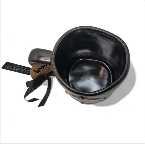 Rae Dunn Trick or Treat with Crow Double-sided Mug black - Picture 5 of 6
